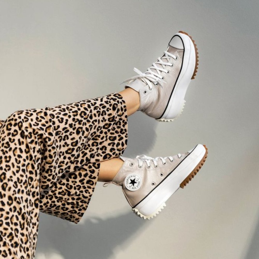 Converse Run Star Hike High Metallic Smoke Pink